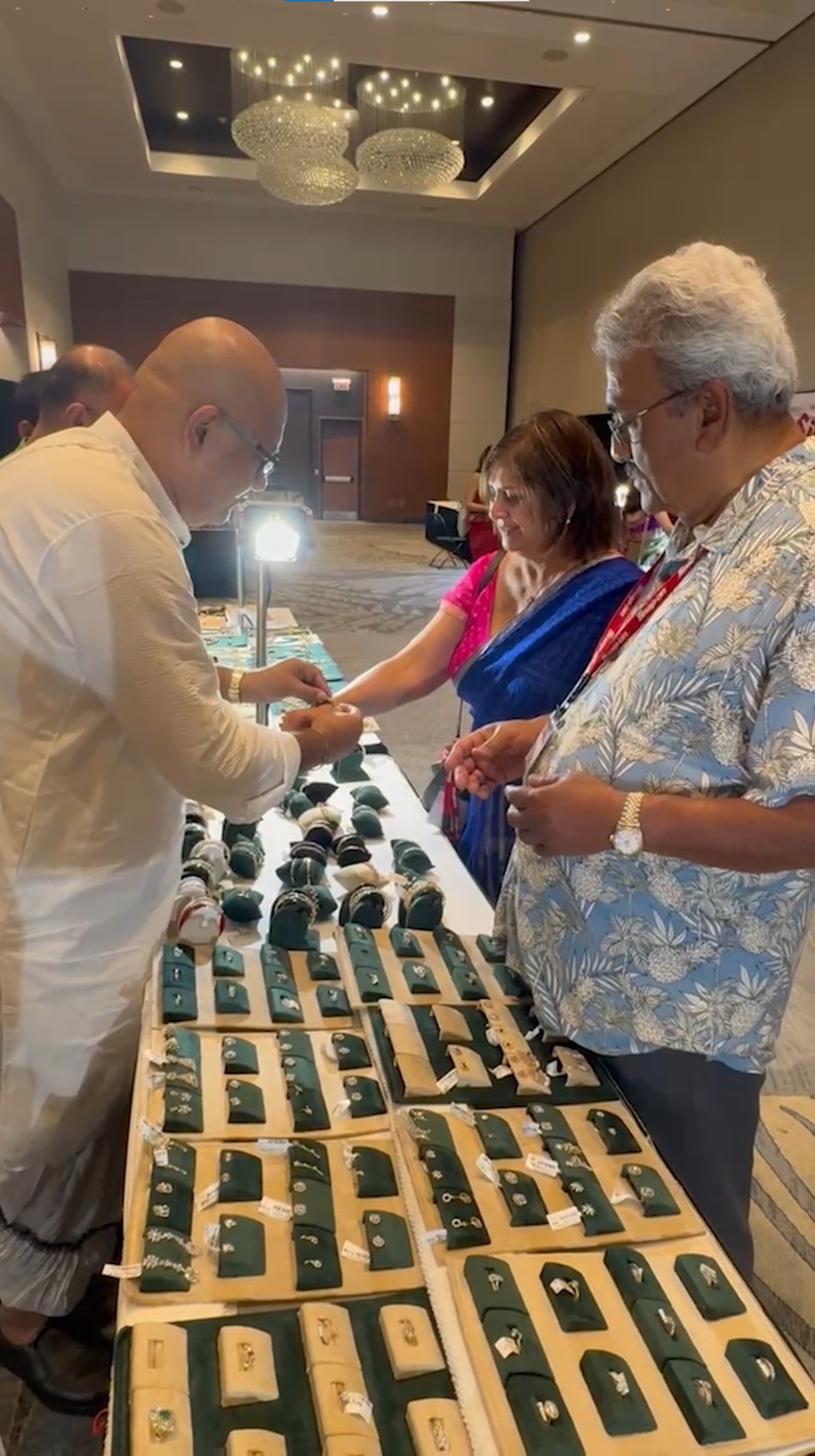 Quick Repair of a Gold Bracelet Clasp at NABC 2024, Chicago